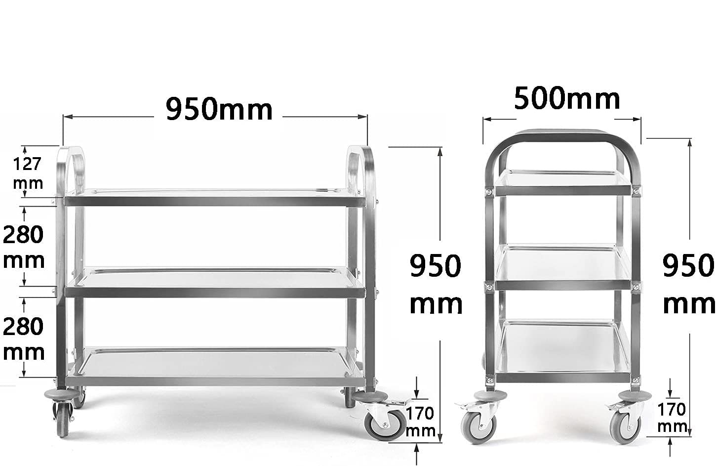 Hospital Patient Food Tray Delivery Carts