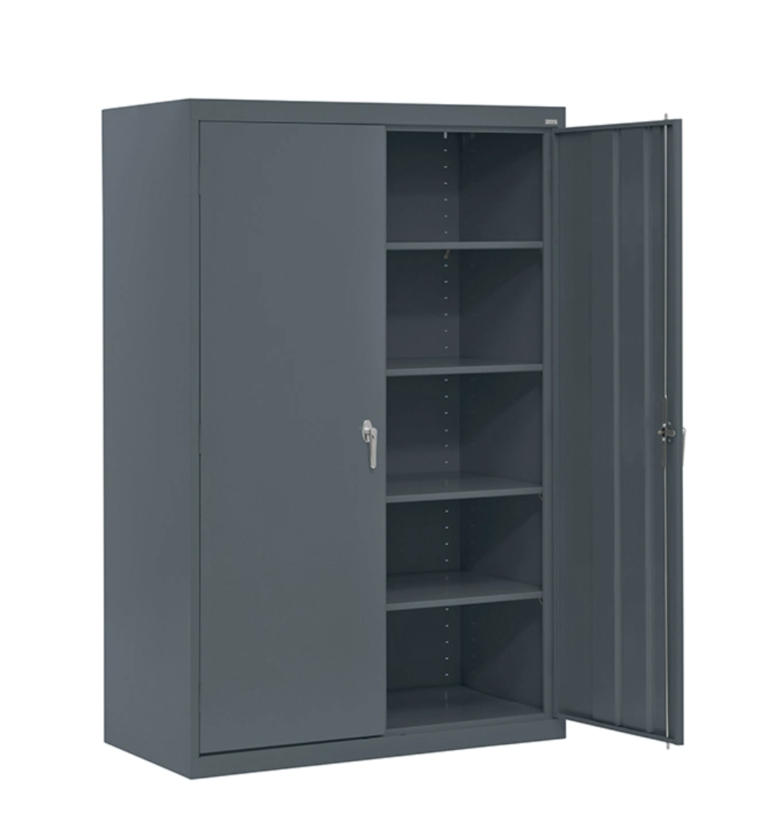 Hospital Storage Cabinet Furniture 5 Tier Garment Locker Design Steel Locked Armoire with Hidden Locker