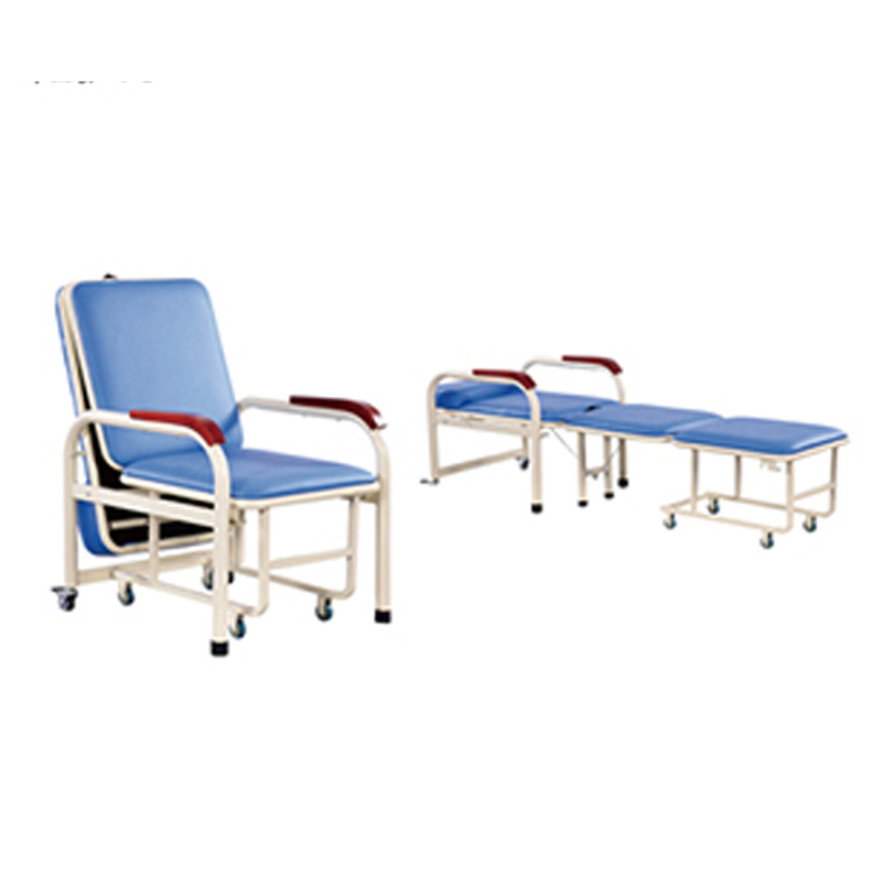foldable Attendant Chair for patient family accompany chair hospital escort chair