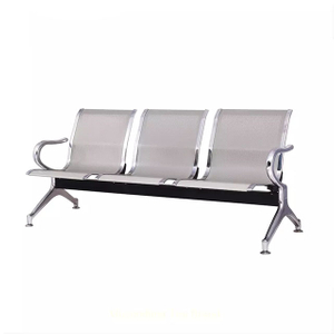Three Seats Cheap Waiting Room Chairs with Arms for Medical Office