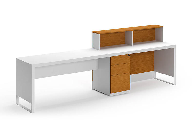 Design Reception Counter Table Modern Intelligent Front Desk Office White Reception Desk