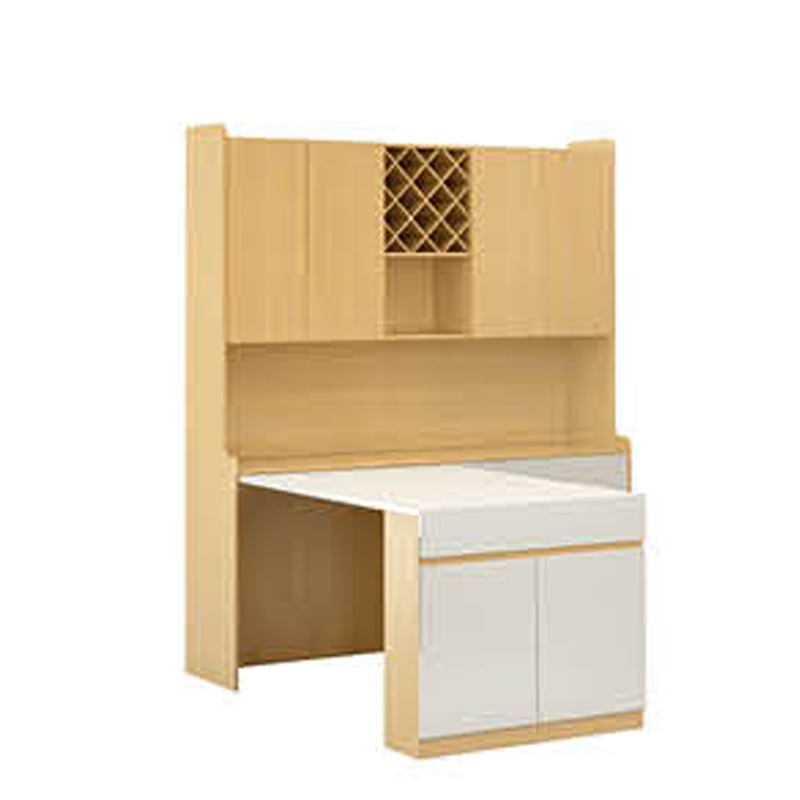 Corner Desk with Small Cabinet
