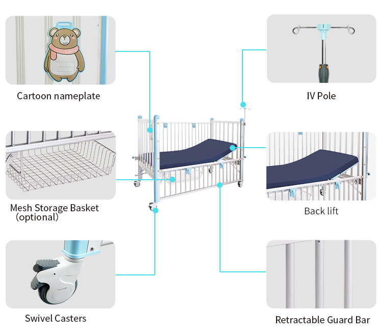 Pediatric Hospital Safety Bed