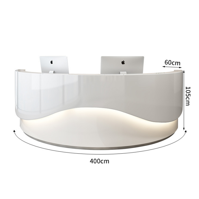 Round Dental Reception Desk